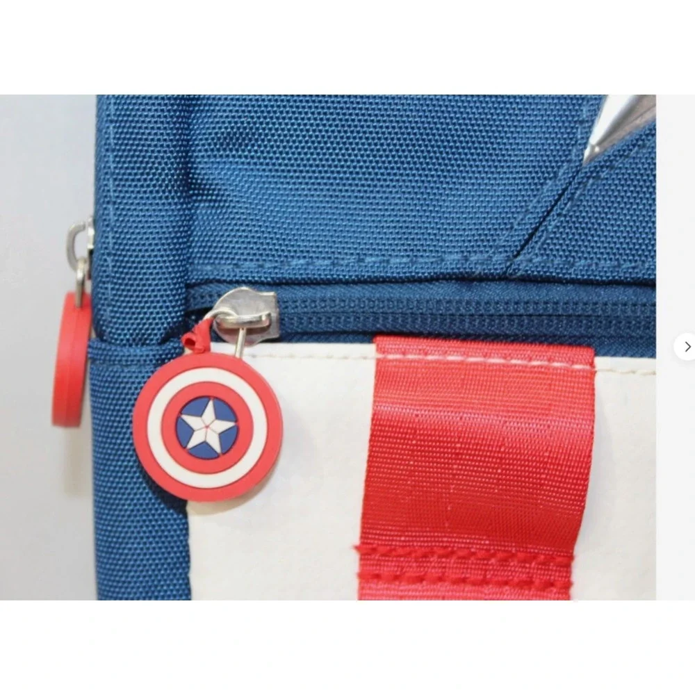 Disney Parks Marvel Captain America Sling Small Messenger Shoulder Bag Backpack
